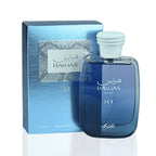 Rasasi Hawas Ice perfume bottle product photography
