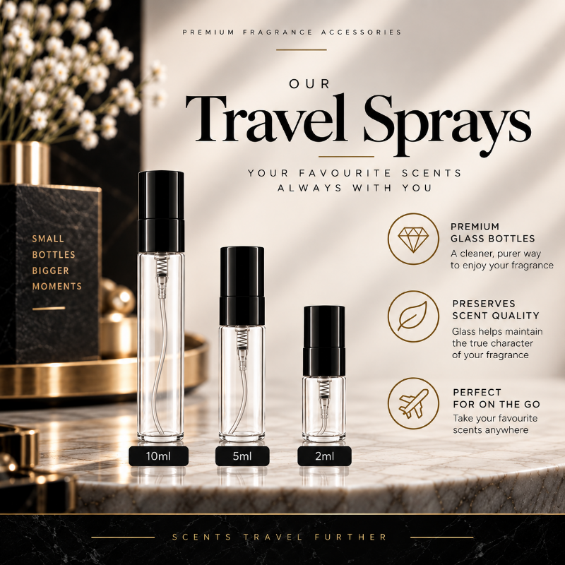 Travel sprays Perfume Library