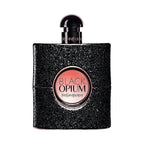 Yves Saint Laurent Black Opium perfume bottle on a white background