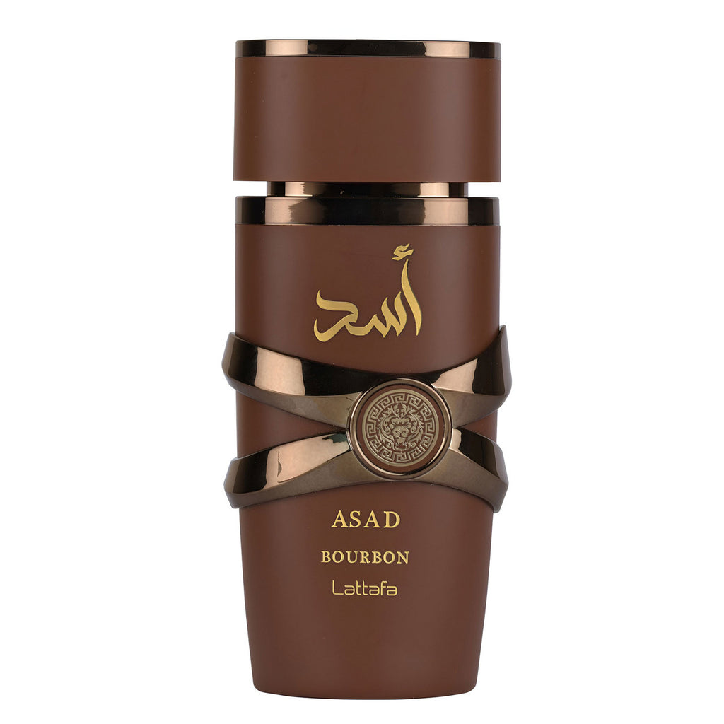 Lattafa Asad Bourbon perfume bottle